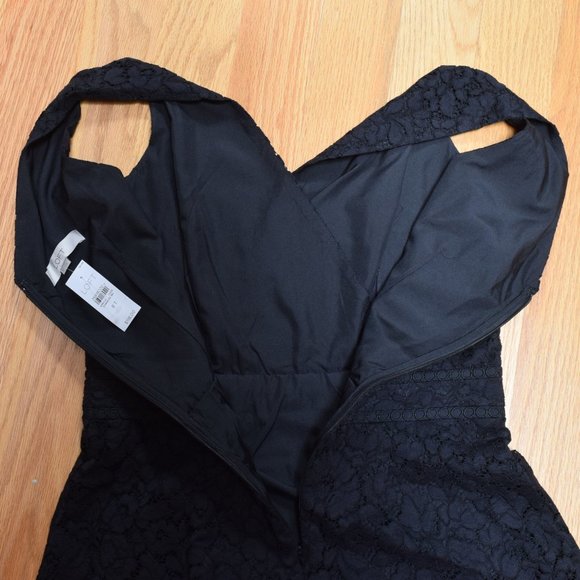 NWT Loft Sleeveless V-Neck Lace Dress in Women's Size 8T - Picture 15 of 16